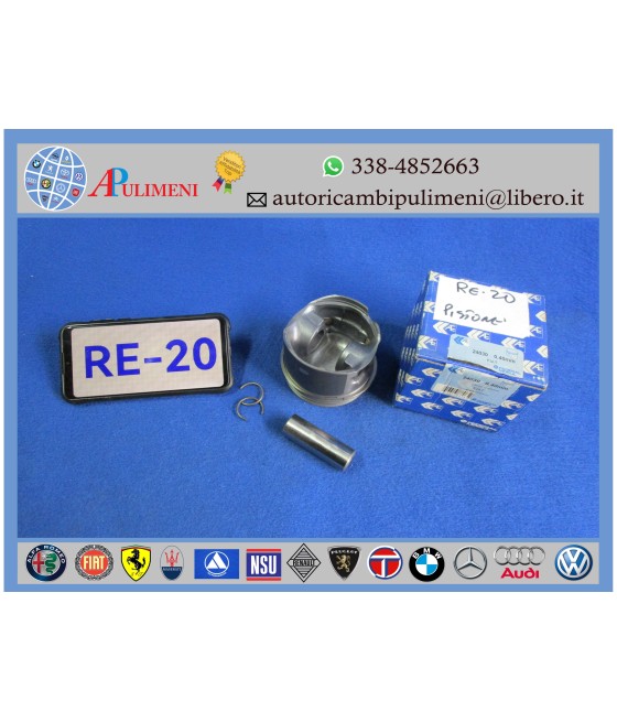 PISTONE COMPLETO ø 84,00 + 0,40 (1,5-2-4) FIAT CROMA 2.0 IE DEDRA 2.0 IE