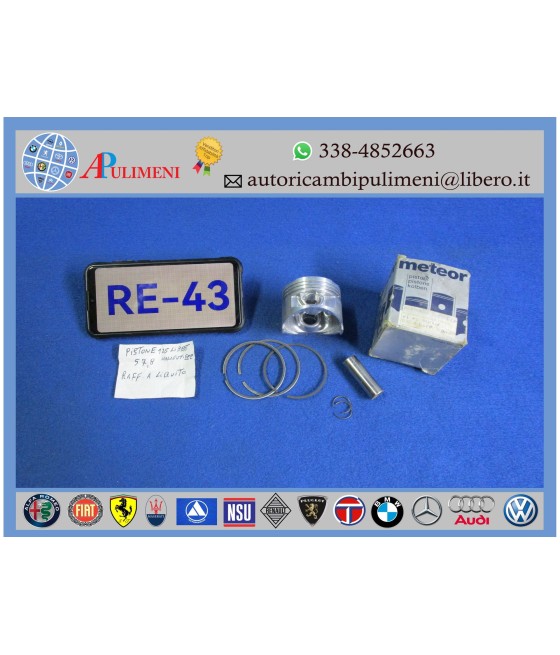 PISTONE  COMPLETO Ø 57,00 + 0,80 PIAGGIO BEVRLY CARNABY VESPA GTS X7 125cc