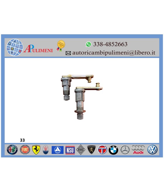 3094 3095 COPPIA PERNO MECCANISMO TERGI DX SX FORD CAPRI