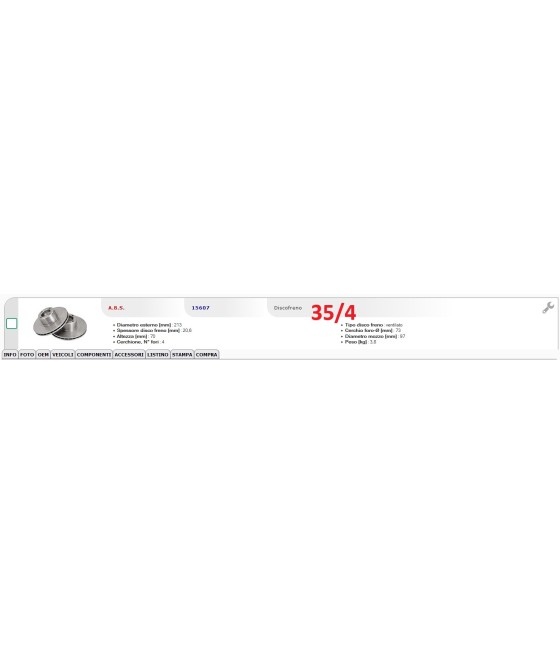 15607 DF29164 COPPIA DISCHI...