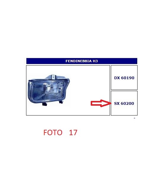 60200 FARO FENDINEBBIA SX...