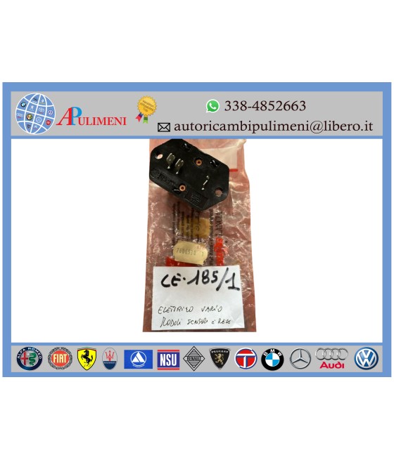 RESISTENZA ELETTROVENTOLA RAFFREDDAMENTO 0,23ohm ALFA ROMEO FIAT LANCIA