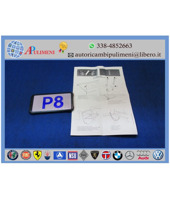 1/732 MENSOLA CAPPELLIERA NERA AUDIO AUTOSONIK SPEEKER FIAT TIPO