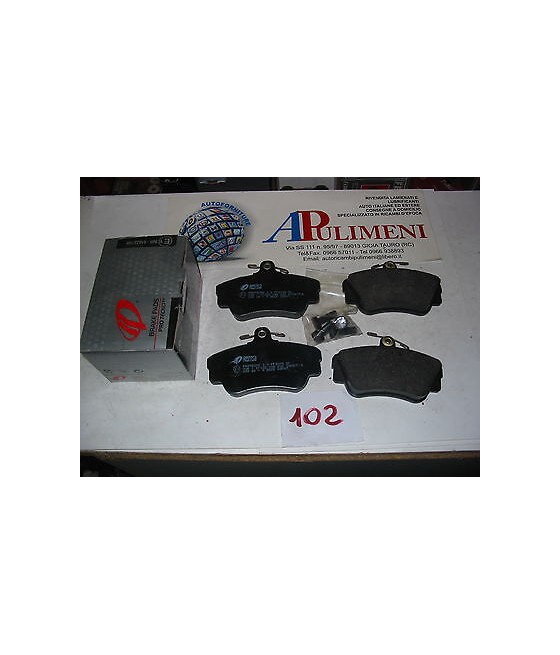 SERIE PASTICCHE FRENO (BRAKE-PADS) ANT VOLVO 440/460/480 COUPE  88-97 
