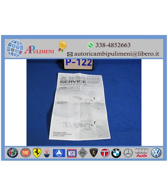 MOSTRINA CORNICE AUTORADIO DIN PLANCIA NERA PEUGEOT 505 GR SR STI SRD 06/79-