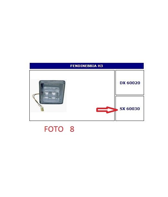 60030 FARO FENDINEBBIA SX...