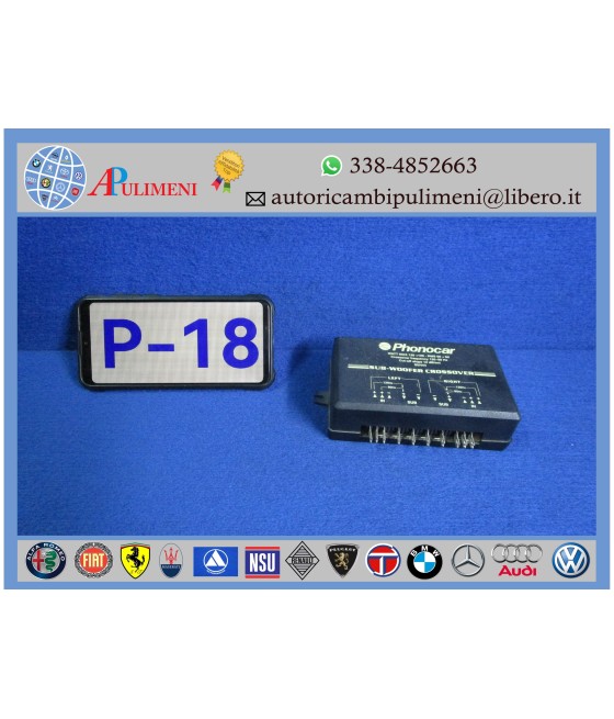 PHONOCAR S5/444 FILTRO...