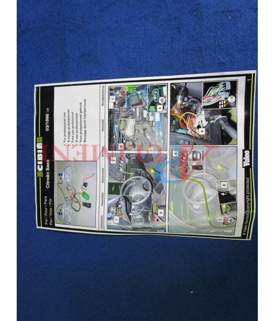 088350 KIT FARI FENDINEBBIA C/CABLAGGIO H1 CITROEN SAXO 96- VALEO CIBIE'
