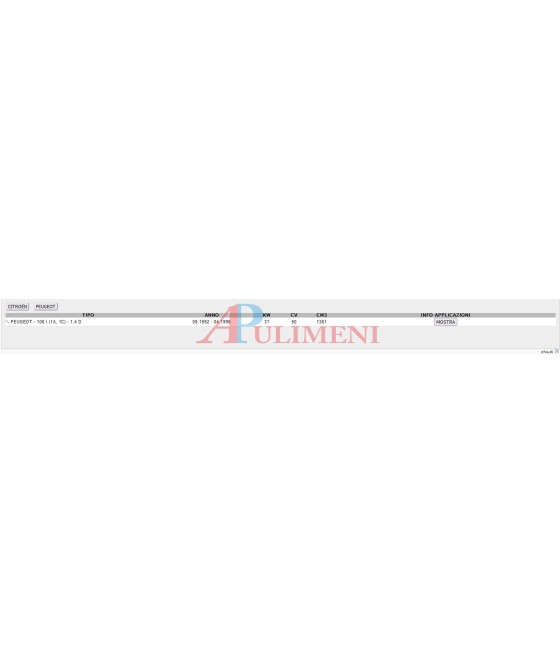 MARMITTA TUBO COLLETTORE ANTERIORE CITROEN AX 1.4 9/88- PEUGEOT 1.4 DS 9/82-96