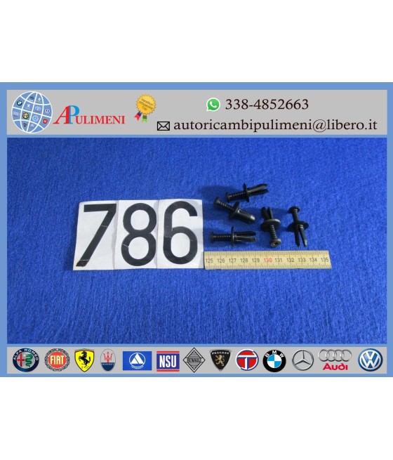 KIT 5PZ RIVETTO IN PLASTICA...