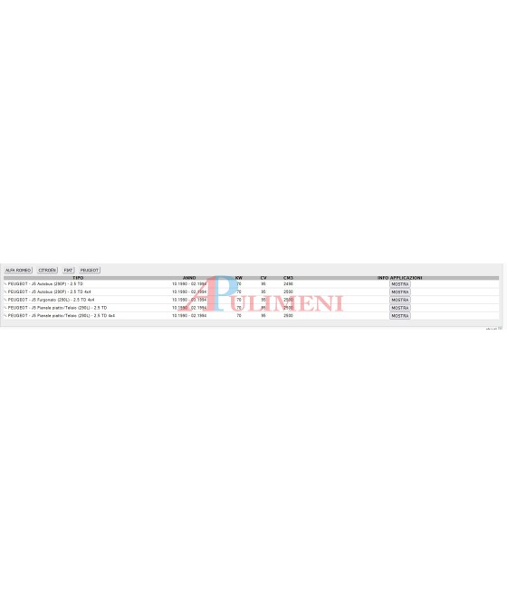 MARMITTA TUBO POSTERIORE AR6 CITROEN C25 FIAT DUCATO PEUGEOT J5 1.9 2.5 TD