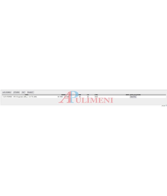 MARMITTA TUBO POSTERIORE AR6 CITROEN C25 FIAT DUCATO PEUGEOT J5 1.9 2.5 TD