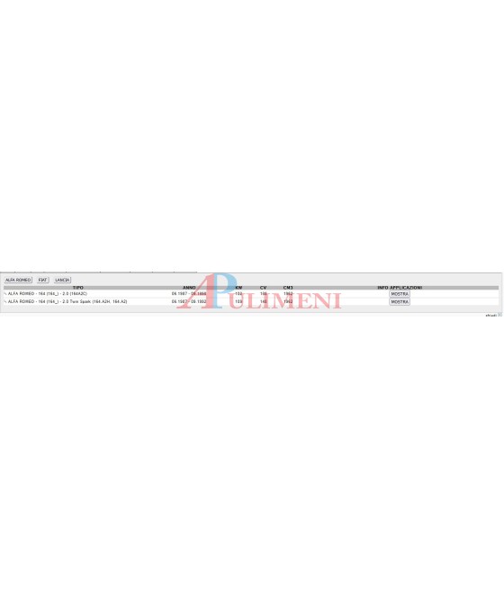 MARMITTA TUBO CENTRALE ALFA 164 FIAT CROMA 85-90 LANCIA THEMA 2.0 ie 8V 84-91