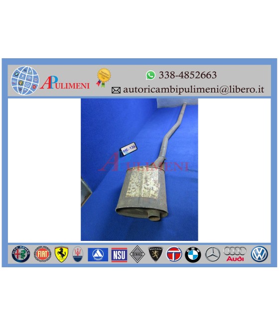 MARMITTA SILENZIATORE CENTRALE MERCEDES W114 115 200 D 220 D 68-