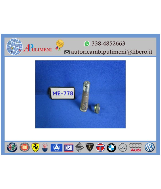 720559 PERNO PER TIMONE RALLA CON DADO RIMORCHI CARDI ø 27/38X133mm