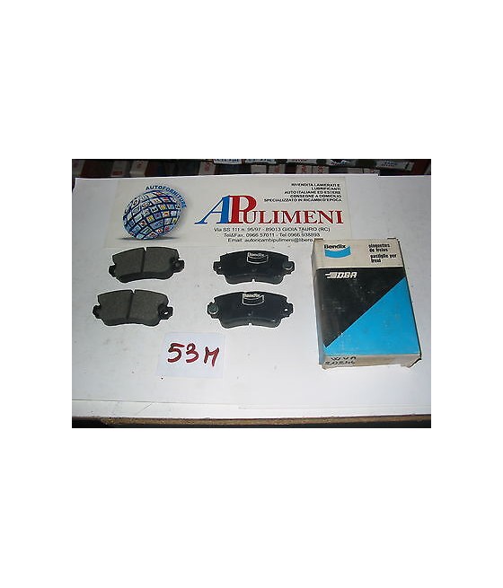 SERIE PASTICCHE FRENO(BRAKE-PADS)ANT CHRYSLER 160 GT 180.21
