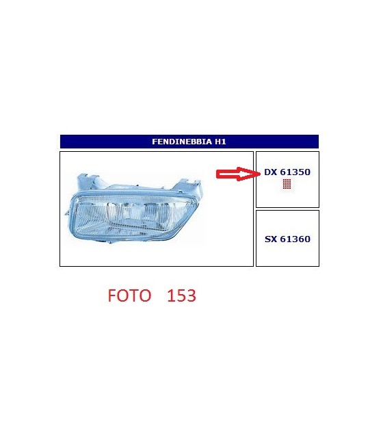 61350 FARO FENDINEBBIA DX...