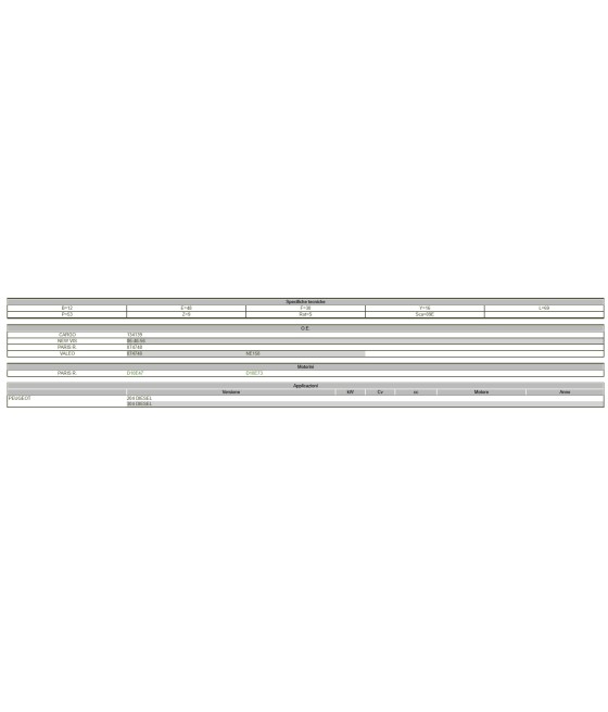 038?23 2918 PIGNONE MOTORINO AVVIAMENTO PEUGEOT 204 304 DIESEL