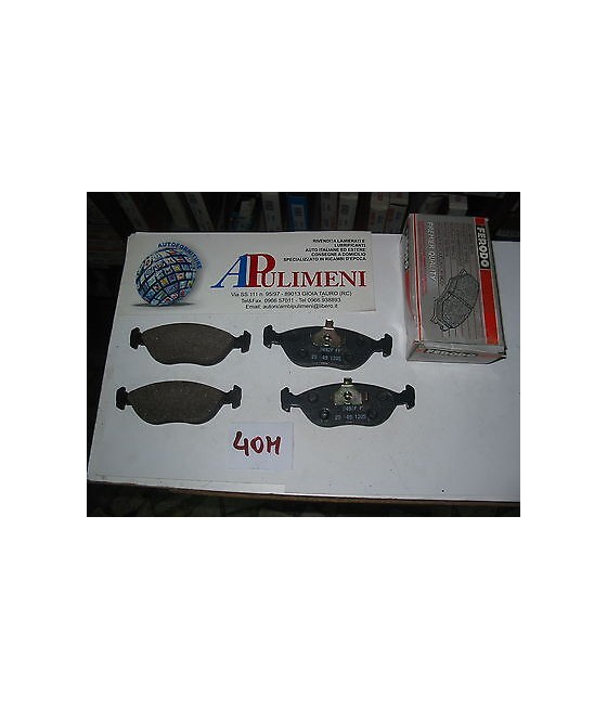 SERIE PASTICCHE FRENO(BRAKE-PADS)ANT VOLVO 440-460-480 COUPE' 88-97 FERODO