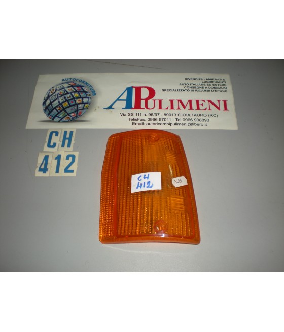 PLASTICA TRASPARENTE FANALINO ANTERIORE DX FIAT UNO MK1 83-89 SIEM