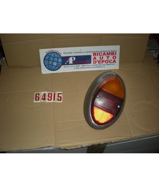 COPPIA FANALI POSTERIORE DX SX VOLKSWAGEN MAGGIOLINO 1200 1300 HELLA