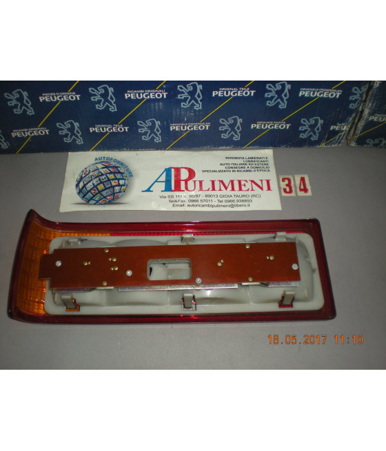 FANALE POSTERIORE DX TALBOT SUNBEAM SIMCA 1307 1308 C/ROSSA VAP