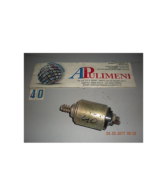 ELETTROMAGNETE SOLENOIDE 12V MOTORINO AVVIAMENTO AUTO EPOCA TIPO BOSCH