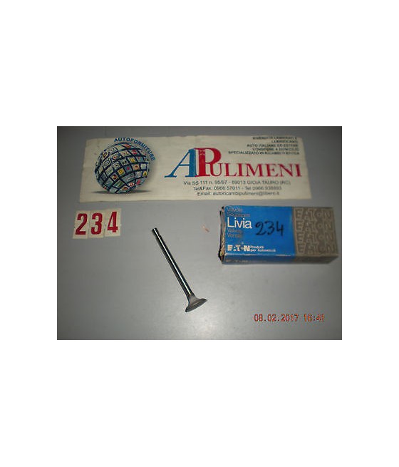 V91641 VALVOLA SCARICO FIAT 500 R 126 (28,00X8,00X115,50) LIVIA