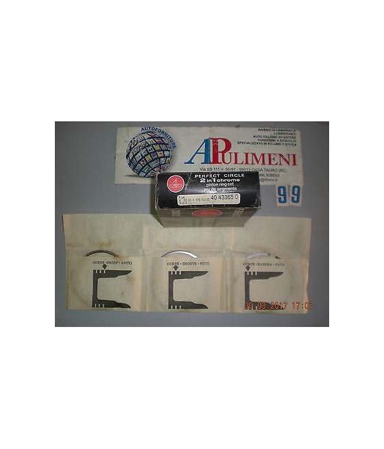 43365 SERIE FASCE PISTONI (RINGS) FIAT CROMA DS-DUCATO 14-DUCATO MAXI DS ø 93 ST