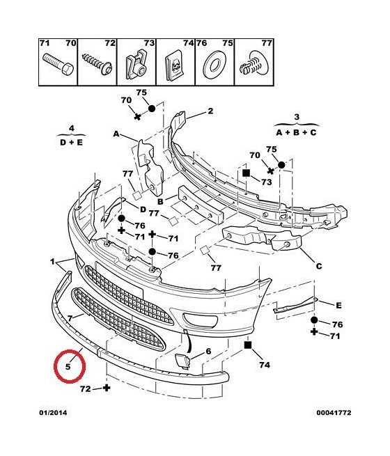 ZU03620200 KIT MODANATURA...