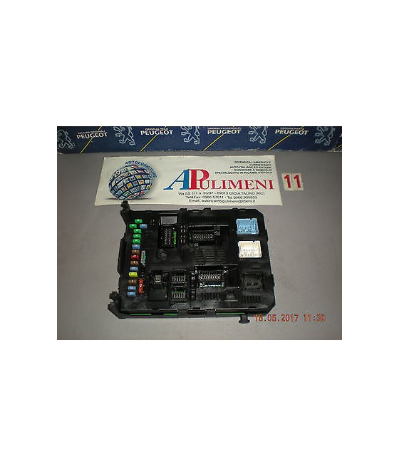 9661940180 6580CW CENTRALINA PORTAFUSIBILI BODY COMPUTER PEUGEOT 307 407 C4 C5 C6