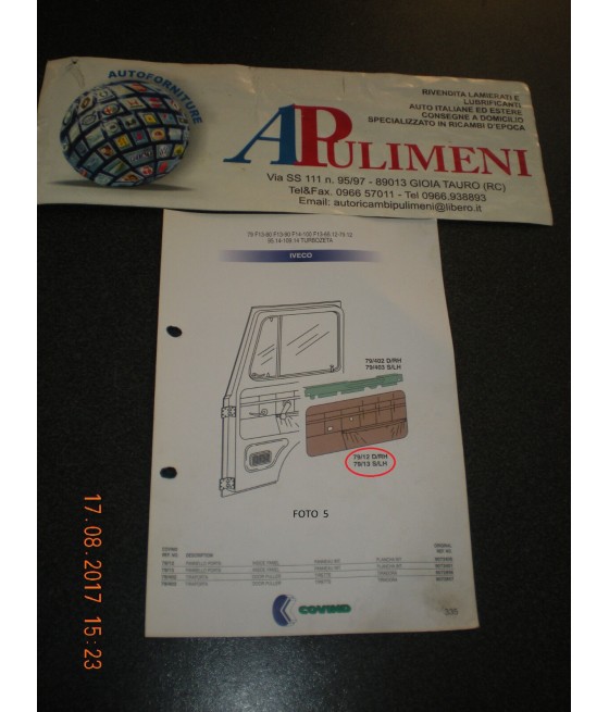 79/12 PANNELLO PORTA DX...