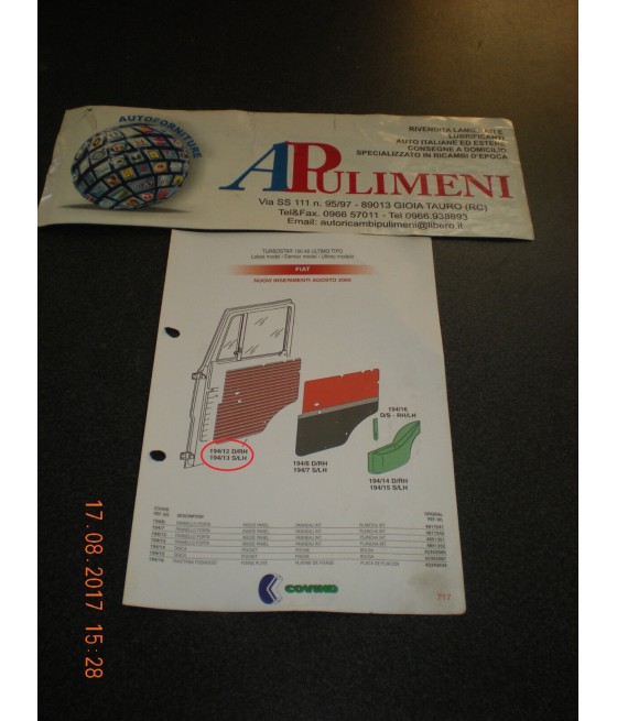 194/6 PANNELLO PORTA DX...