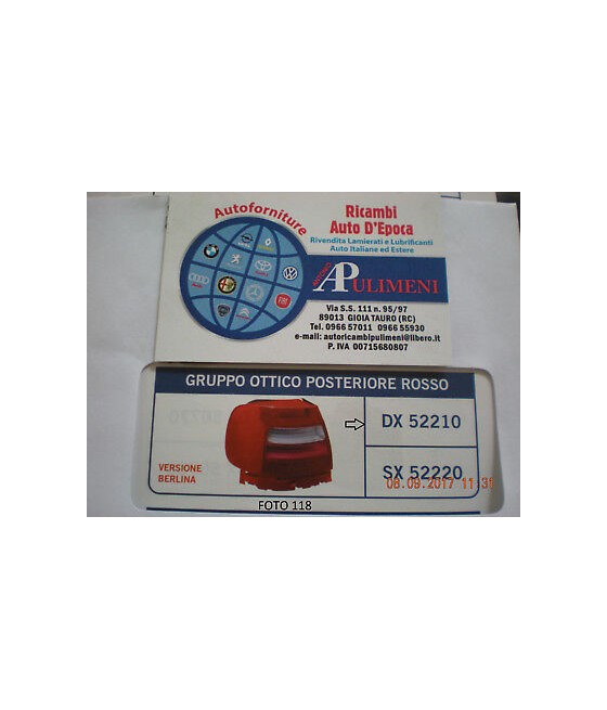 52210 FANALE POSTERIORE...