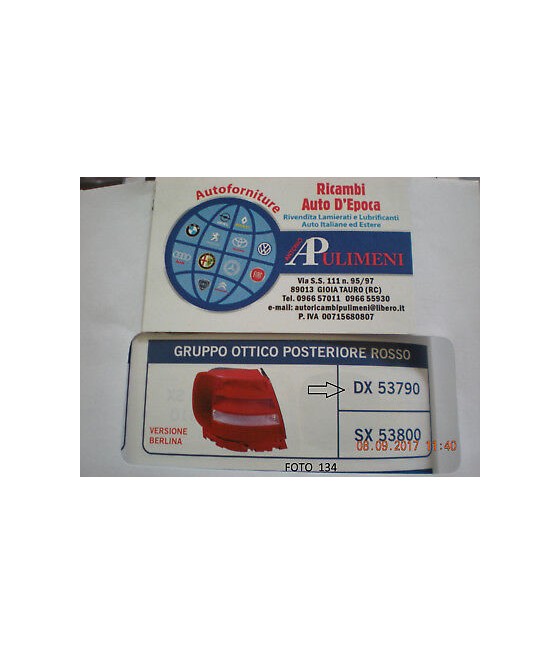 53790 FANALE POSTERIORE...