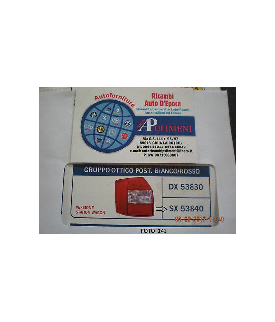 53840 FANALE POSTERIORE...