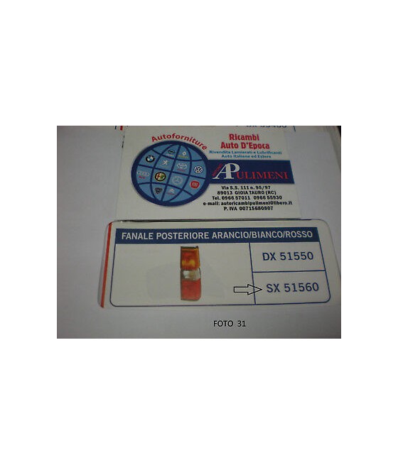 51560 FANALE POSTERIORE...