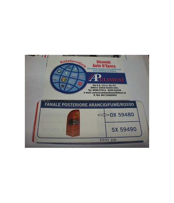 59480 FANALE POSTERIORE...