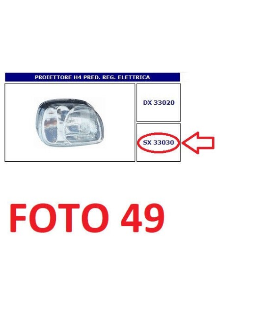 33030 FARO PROIETTORE (HEAD...