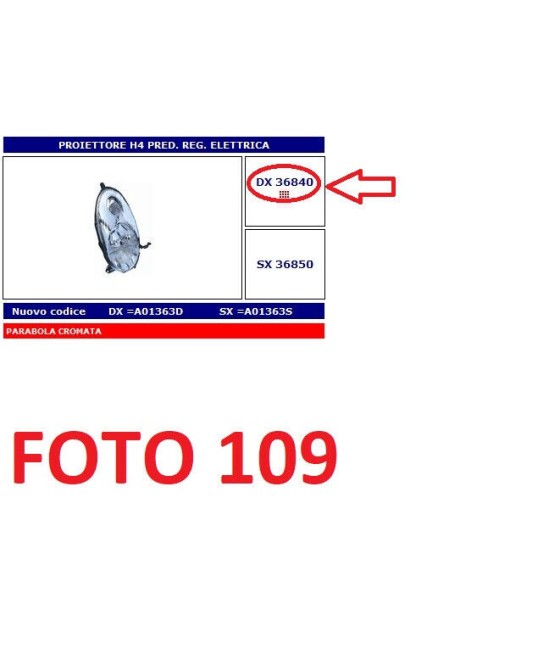 36840 FARO PROIETTORE (HEAD...