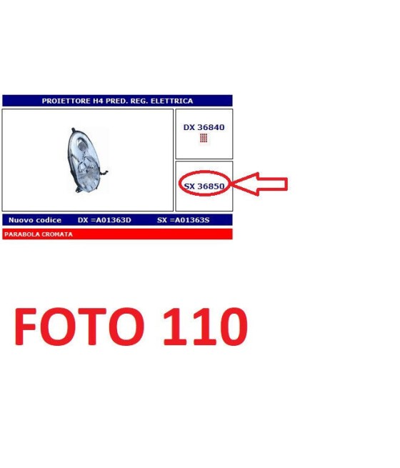 36850 FARO PROIETTORE (HEAD...