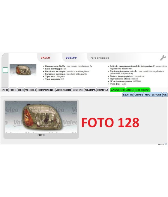 088199 FARO PROIETTORE...