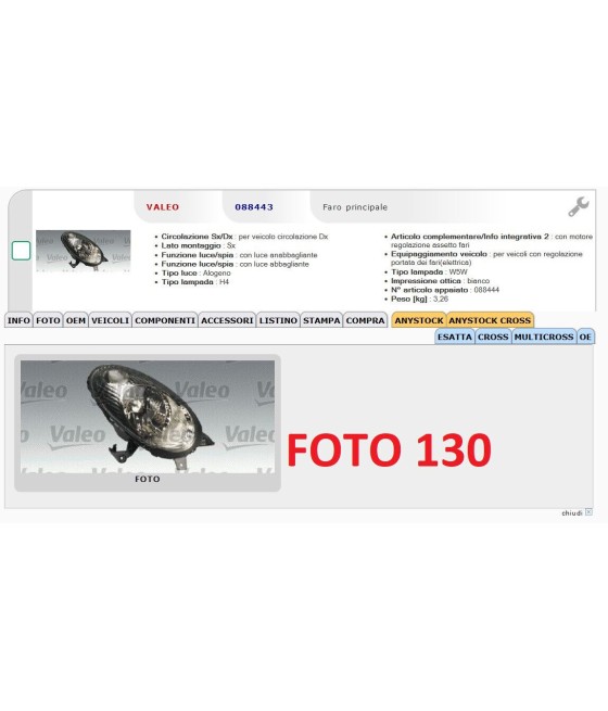 088443 FARO PROIETTORE...