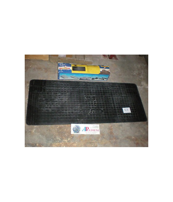 4028 SERIE TAPPETI MAXI POSTERIORE GOMMA NERO RITAGLIABILE UNIVERSALE GEV