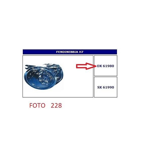 61980 FARO FENDINEBBIA (FOG...