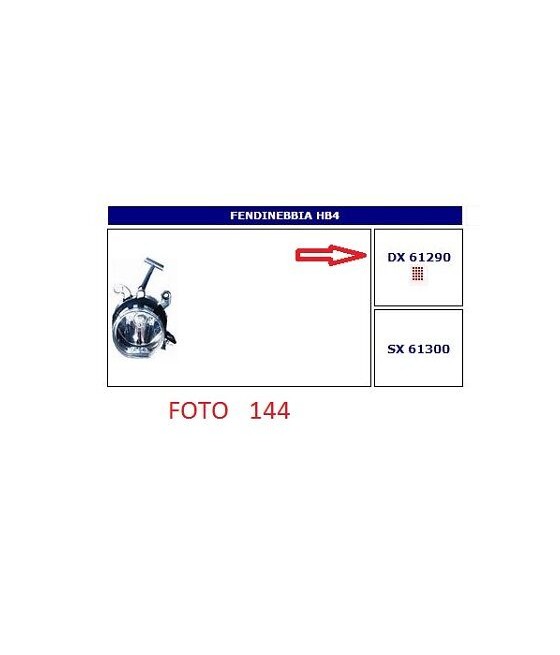 61290 FARO FENDINEBBIA (FOG...