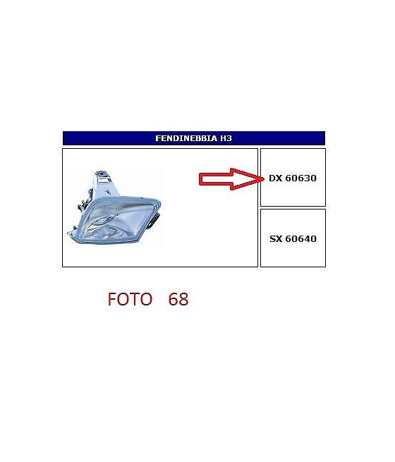 60630 FARO FENDINEBBIA (FOG...