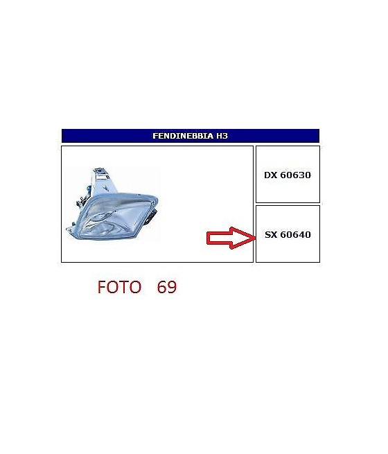 60640 FARO FENDINEBBIA (FOG...