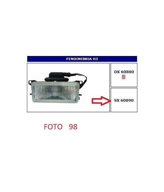 60890 FARO FENDINEBBIA SX...