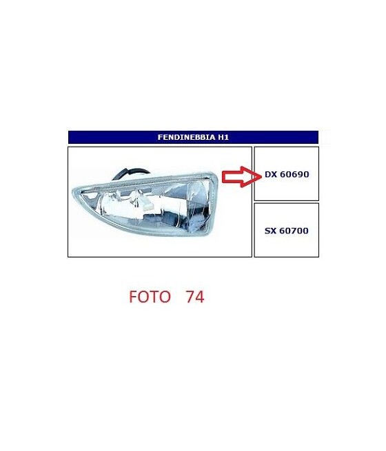 60690 FARO FENDINEBBIA DX...